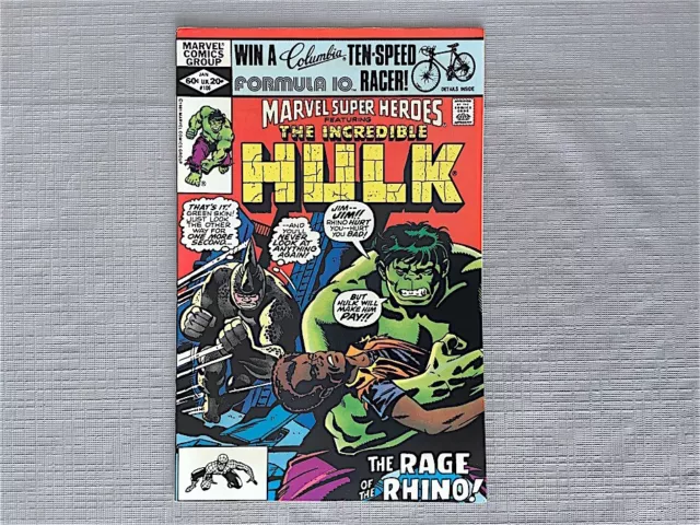 Marvel Super Heroes # 257 featuring the incredible Hulk  (1981) English (Z 1-2)