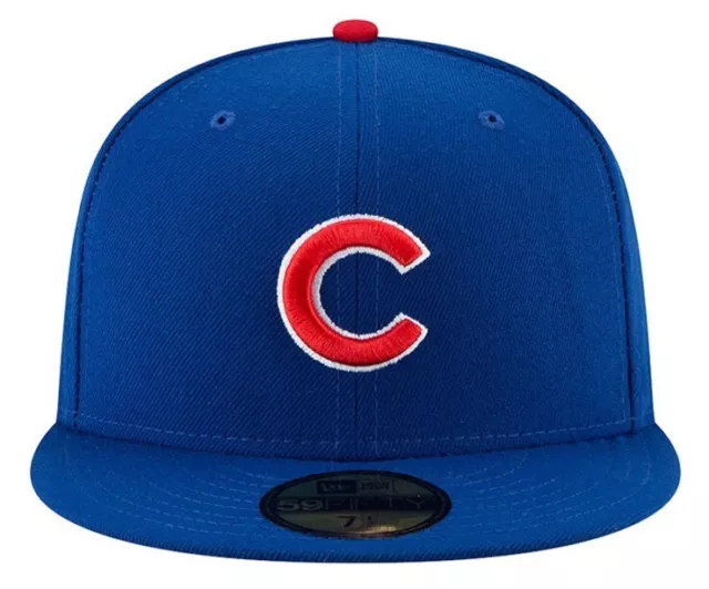 New Era Chicago Cubs 59FIFTY Fitted Cap Mens 7 5/8 60.6cm MLB Baseball  Hat 2