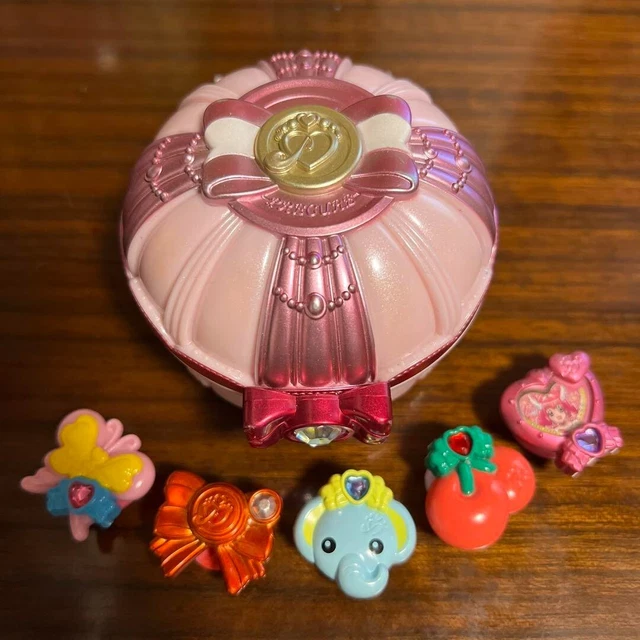GLITTER FORCE SMILE Precure Girls Toy Set Pact Compact Charm 5 cure