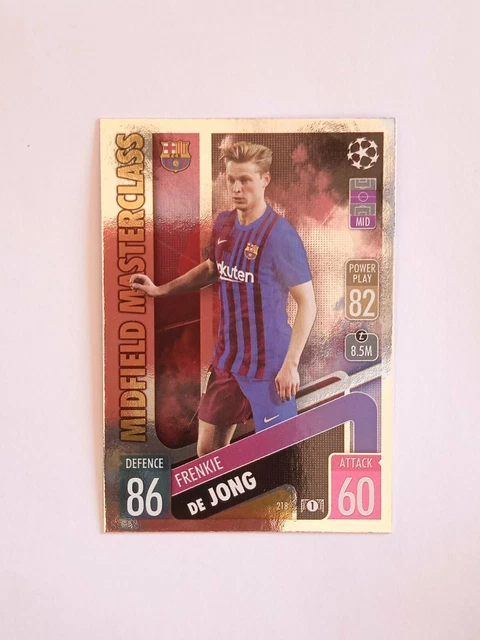 2021-22 Panini Mosaic Road to WC Qatar Frenkie De Jong Red Mosaic PSA