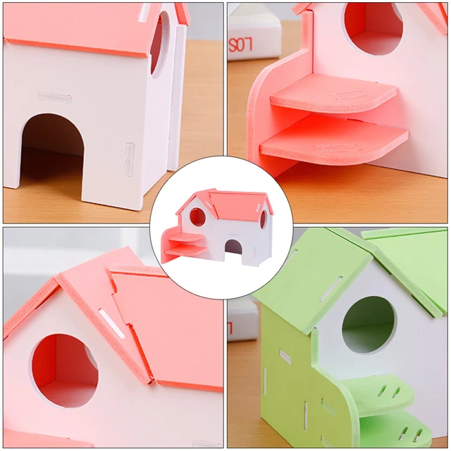 1Pc Guinea Hamster Hütte Hamster Schlafen Käfig Hamster Bett 12