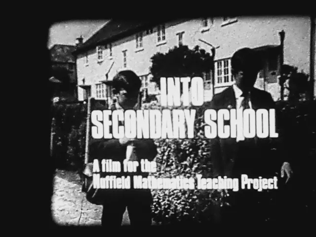 Into Secondary School 1969 Bbc 16Mm Cine Film B/W Sound 800Ft Yeovil Putney