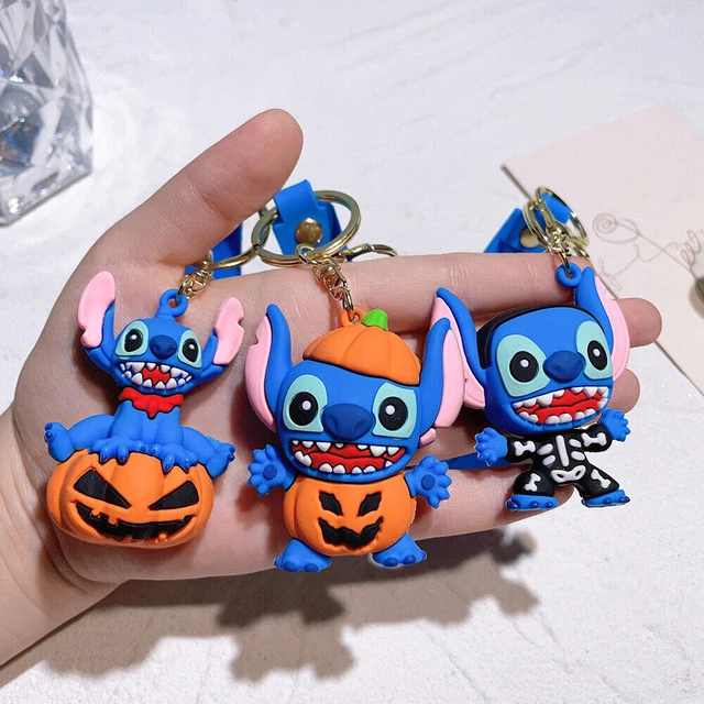 Stitch portachiavi Halloween ciondolo zucca portachiavi compleanno regalo