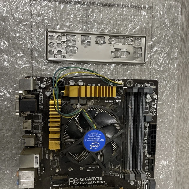 Z97 Fans GIGABYTE GA-Z97-D3H MOTHERBOARD W Intel I7 4790k CPU + Fan £75.58 ...