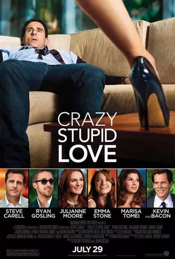 CRAZY STUPID LOVE great original 27x40 D/S movie poster 2011