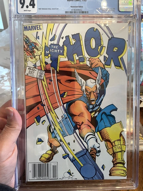 Thor 337  CGC 9.4  NM  Newsstand  High Grade Key  NO RESERVE!