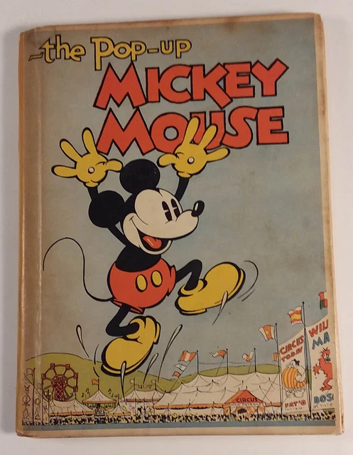 The Pop-Up Mickey Mouse: 1st edition 1933 with Minnie & Pluto