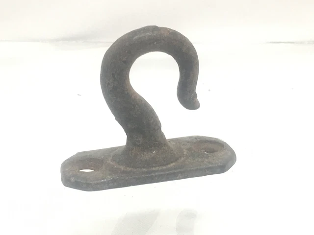Old Plant Wall Hook Porch Ceiling Barn Hanger Rustic Vintage Cast Iron