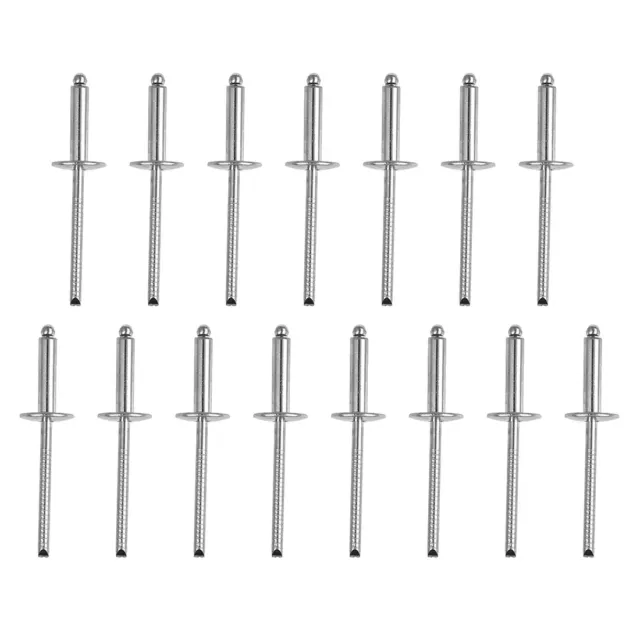 15pcs Rivet Aveugle Poignée 4mm x 16mm Mandrin 2.5mm Diamètre pour Voiture