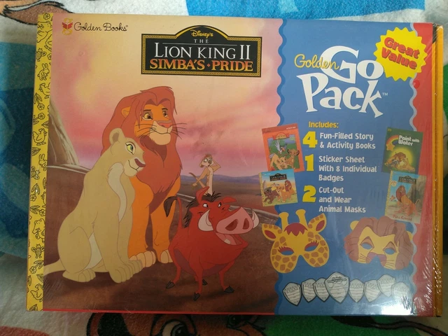 THE LION KING 2 Simba's Pride Golden Books Go Pack Activity Set £52.96 ...