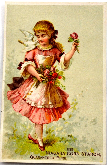 Use Niagara Corn Starch, Guaranteed Pure Victorian Trade Card
