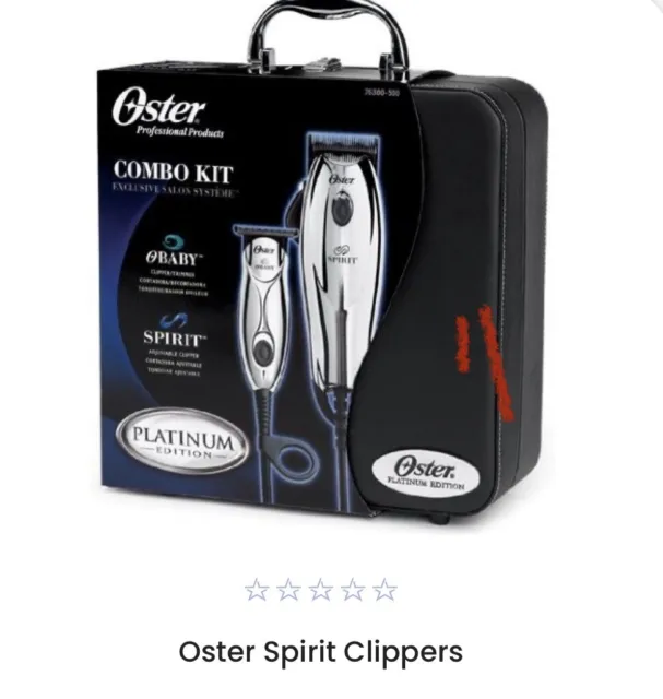 Oster Clippers Spirit Platinum Edition With Bonus O Baby Trimmers
