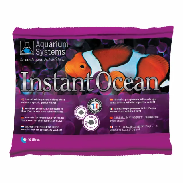 Aquarium Systems Instant Ocean Sea Salt - 360 G - Saltwater Treatment Salts