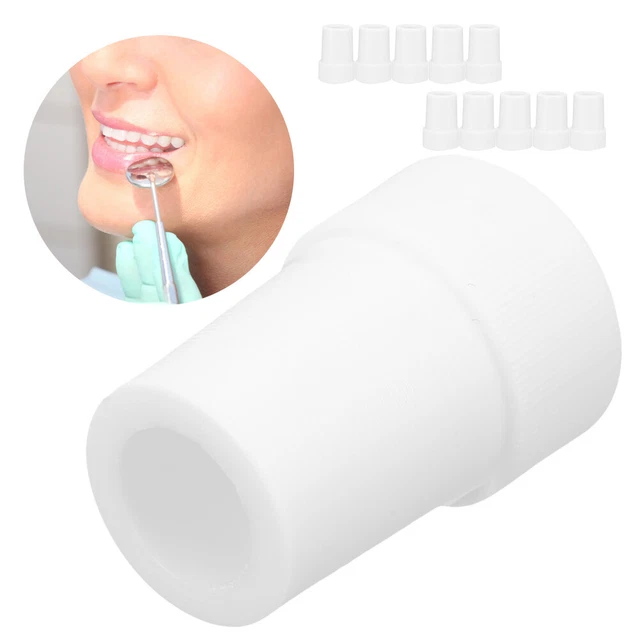 10pcs Dental Saliva Suction Ejector Strong To Weak Tube Converter Connector Spm