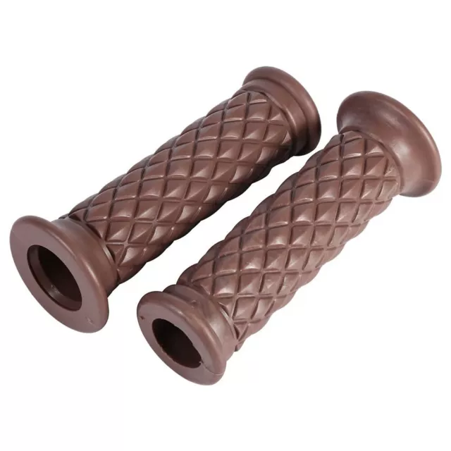 22mm 7/8in Motorcycle Rubber Handlebar Grips Antiskid Motorbike Handle Bar Grip