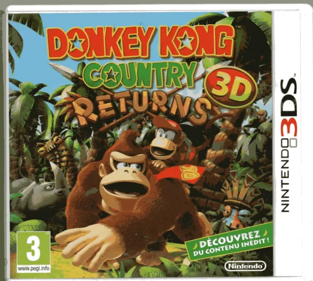 Jeu Nintendo 3DS Donkey Kong Country Returns 3D