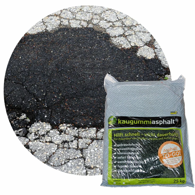 EASYPHALT® PRO Kaltasphalt 0-8 Mm, 50 Kg – Asphalt-Reparaturmischung, Direkt Aus Deutschland