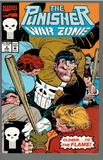 Punisher War Zone #4 1992 VF+ Marvel