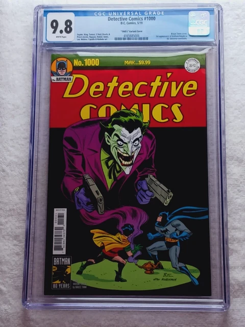 Detective Comics #1000   1940s Cover- CGC 9.8 NM/M White pages Joker 2019