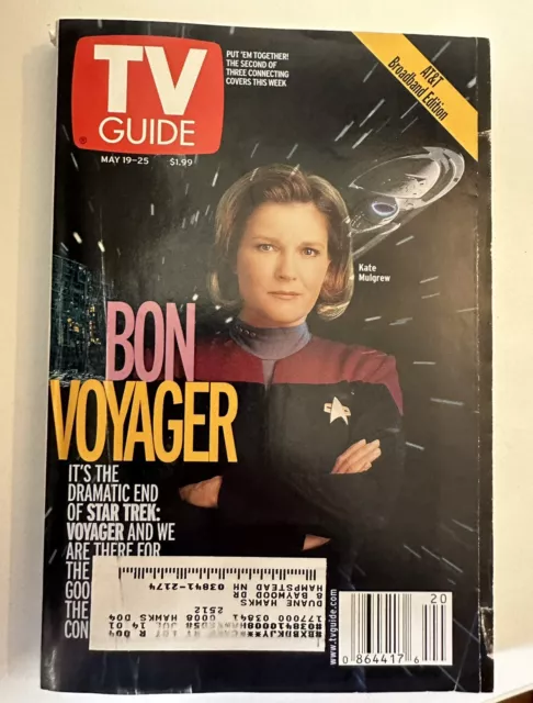Vintage TV Guide Star Trek Voyager May 19-25, 2001