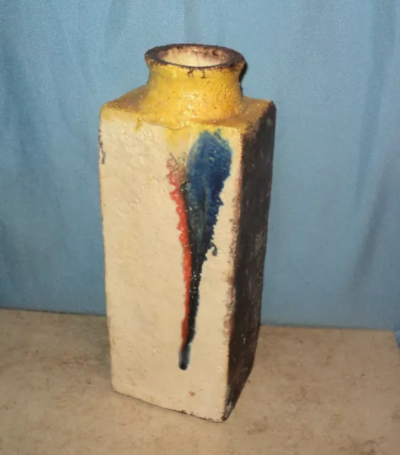 De Santis Gli Etruschi ITALY POTTERY Vase Abstract Italian Mid Century Modern