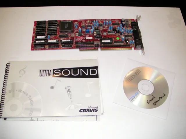 Advanced Gravis Ultrasound Classic 16 Bit ISA Soundkarte Anleitung Test OK rar