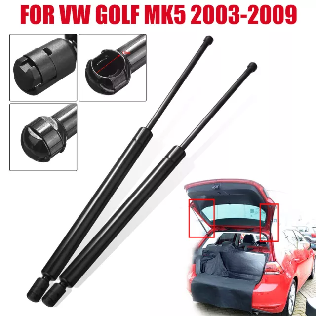 2X Rear Tail Gate Gas Struts Boot Holders Lifter Support For VW Golf  2003-2009