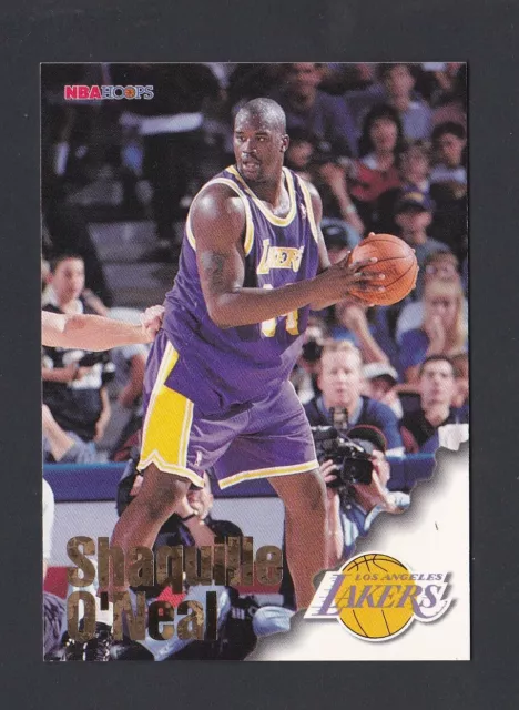 1996/97 HOOPS BASKETBALL Shaquille O'neal Card/#215/Nrmt/Lakers $1.99 ...
