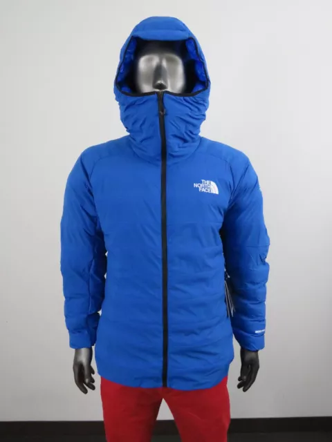 Mens The North Face Summit L3 50/50 Down Hoodie Insulated Climbing Jacket - Blue