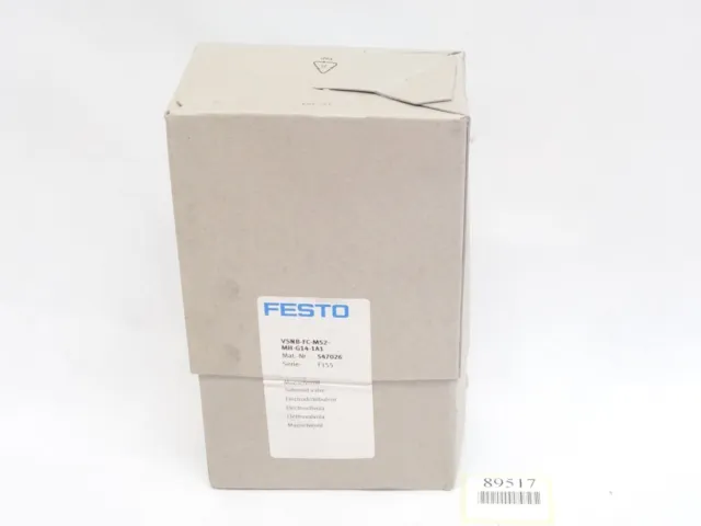 Festo Vanne Magnétique VSNB-FC-M52-MH-G14-1A1/547026/ Neuf Emballage D'Origine