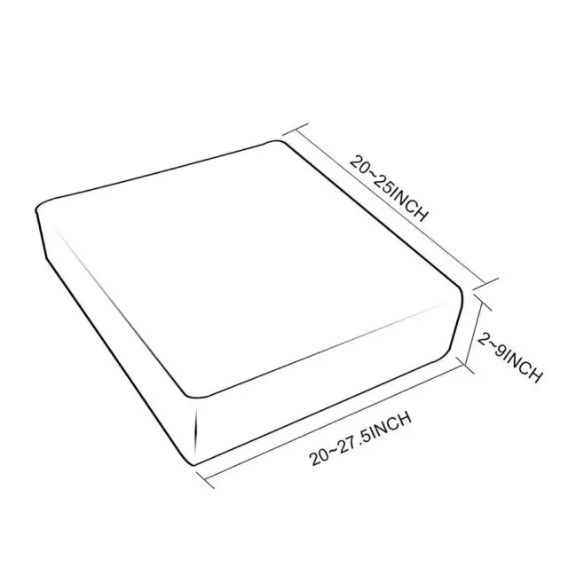 Ersatz Bezug für Bankauflage Bankkissen Bankpolster Sofa Sitzkissen. 2