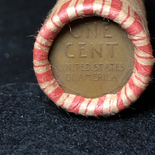 Roll Of Wheat And Indian Head Pennies Various Dates And Mint Marks Lot #391