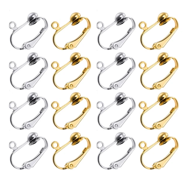40 PCS M Fräulein Ohrclips Konverter Für Ohrringe Aus Metall Ohrringkonverter