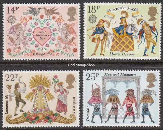 GB 1981 Folklore SG1143-6 Complete Set Unmounted Mint MNH