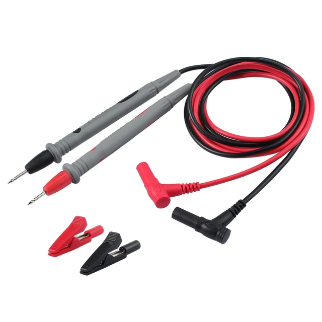 Lot De 10 Pinces Crocodiles Avec Manchon Isolant Rouge - Pour Tests Électriques, Électronique, Laboratoire - 5A, Mâchoire 8mm