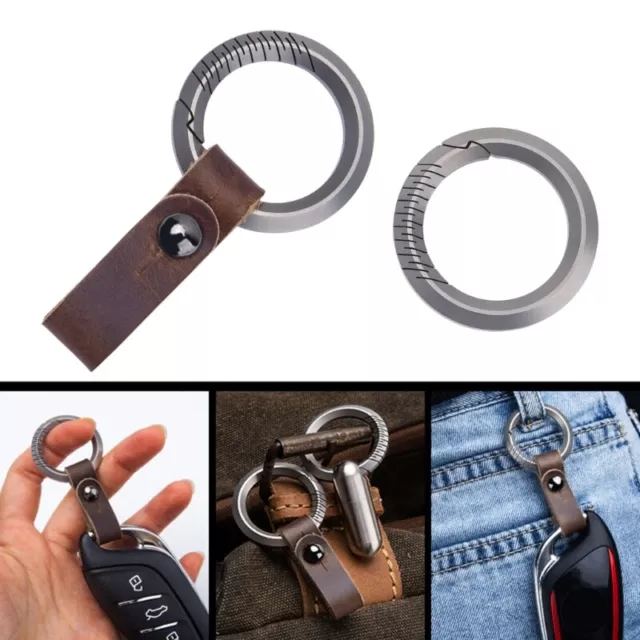 Alloy Duty Belt Key Holders Quick Release Car Fob Key Holder Keychain