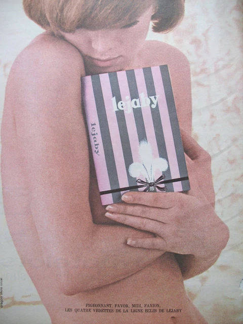 Publicite De Presse Lejaby Sous-Vetements French Ad 1966