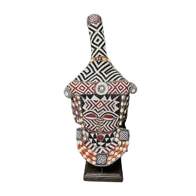 African Kuba Mask | Helmet Mask | Kuba Moshambwooy | Mukenga Congo African Art