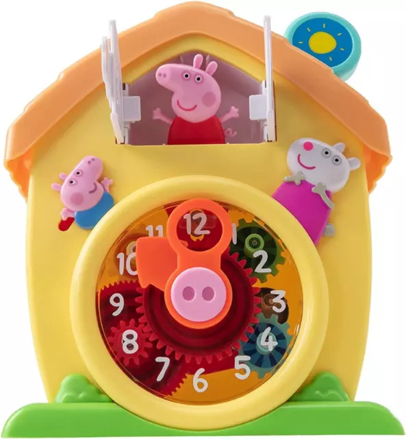 Neuf Peppa Pig Horloge Coucou Interactif Enfants Horloge