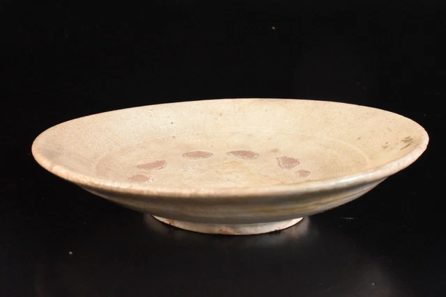 T9696: CHINESE WHITE porcelain Shapely PLATE/dish utensils used in ...