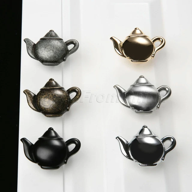 Fashion Teapot Style Pull Handle Knobs for Cabinet Cupboard Dresser Door Drawer