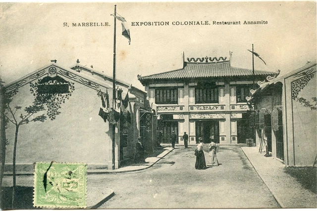 13 MARSEILLE. Maison de Repos des Notables Annamites . Exposition Coloniale 1906 13 MARSEILLE. Maison de Repos des Notables Annamites . Exposition Coloniale 1906