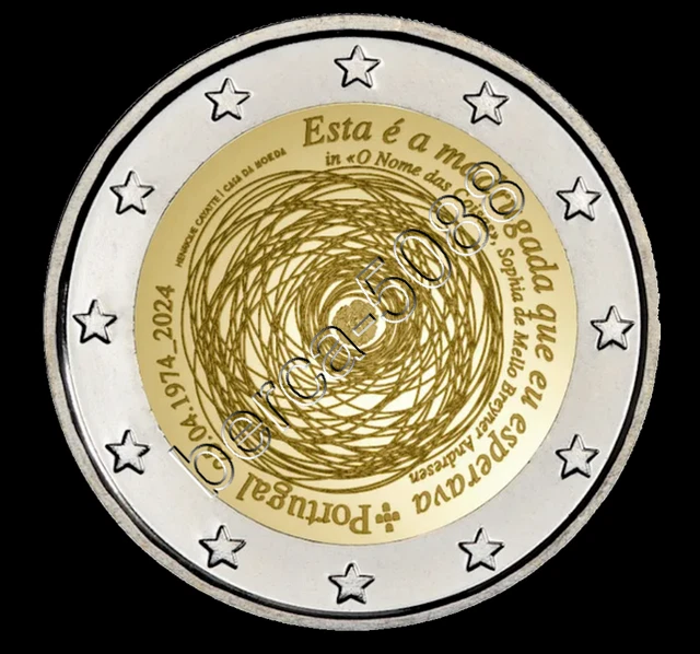 2 EURO Portugal 2024 * Ann Revolution Du 25 Avril / Prevente /Issue