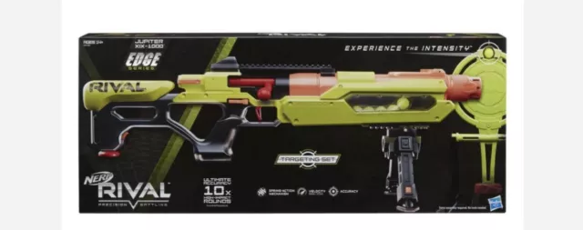 Nerf Rival Jupiter XIX-1000 Edge Series Foam Ball Blaster with 10
