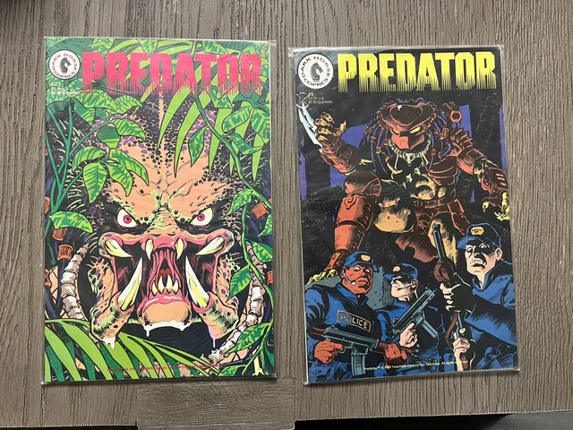 Predator #2 and #3 Set 1989 Dark Horse Comics Lot Bagged and Boarded!
