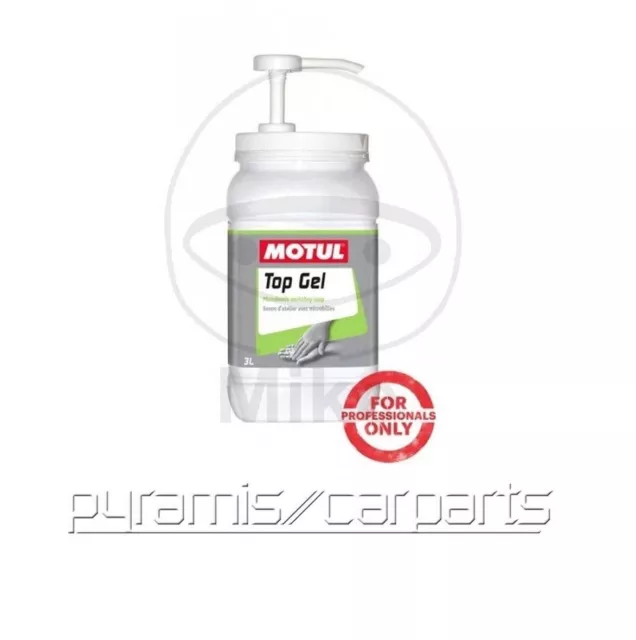 NEU 1x 106559 MOTUL 3 Liter Top Gel Handseife Werkstatt mit Dosierer (€18,32/L)