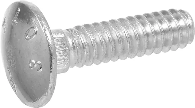 Hillman 239982 Carriage Bolt, 3/16 x 2-Inch, Steel, Zinc-Plated, Silver, 100-Pac