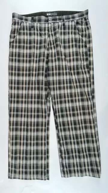 Oakley Golf Plaid Casual Cotton Pants Trousers Men's W38" L29"