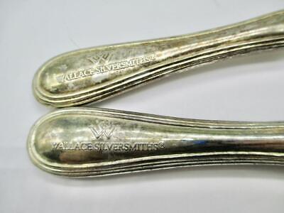 Wallace Silversmiths Silver Plated Set Of 2 Serving Spoons 323 Grams 5