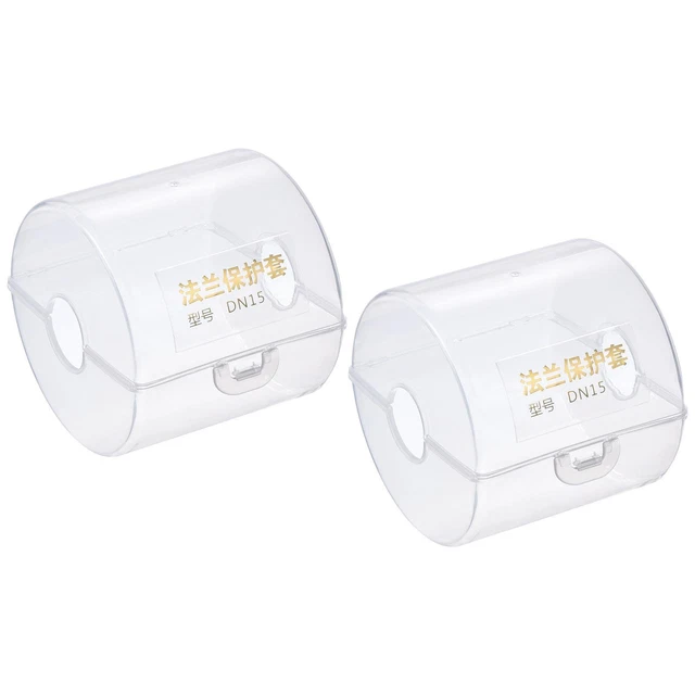 Flangia Protezione Copertura 4.3" PVC Tubo Giunto Schizzo Guardia,2pz